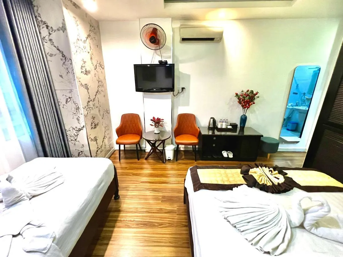 DDA Hotel District 1- Bùi Viện-Đề Thám Walking Street Cidade de Ho Chi Minh 3*,  Vietname